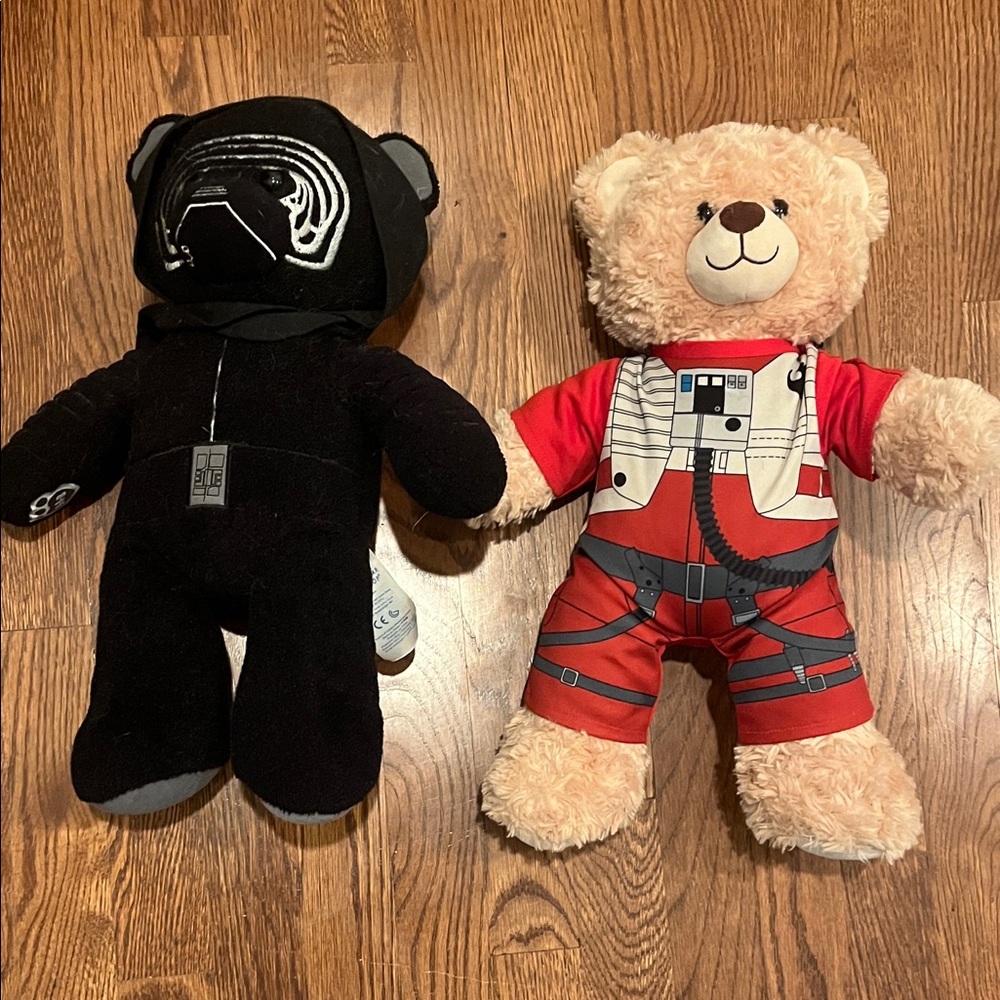 Build-A-Bear Star Wars Kylo Ren Bear & Red Pilot Bear Plush Set